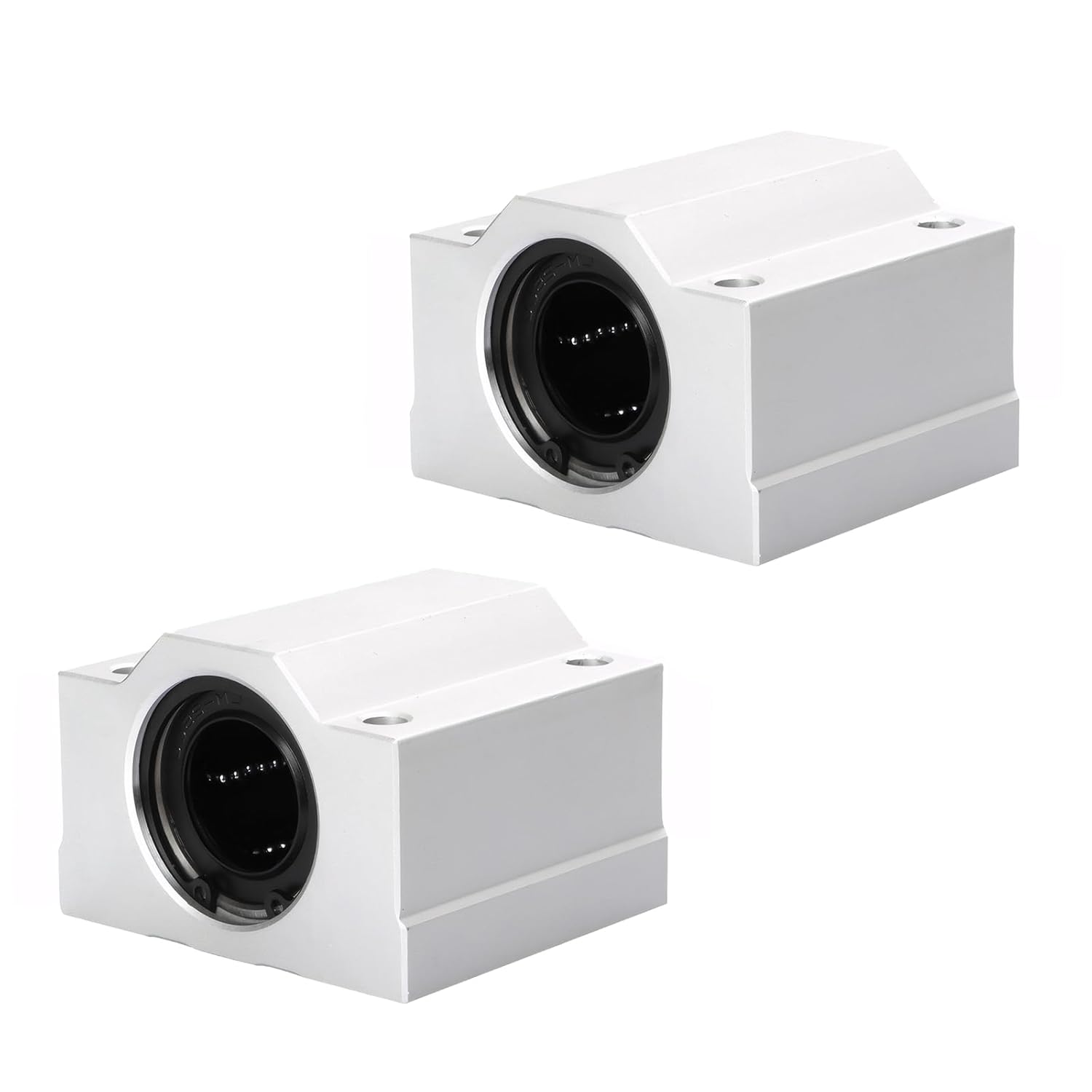 2 Pcs SCS30UU Aluminum Alloy Linear Motion Ball Bearing Slide Block Closed Bushing Rail Slide Unit for 3D Printer, DIY, CNC Machine