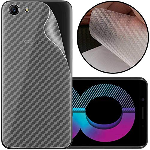 Image of Compatible with Oppo Realme 1 Back Screen Protective Film Carbon Fiber Skin Transparent Screen Guard Sticker