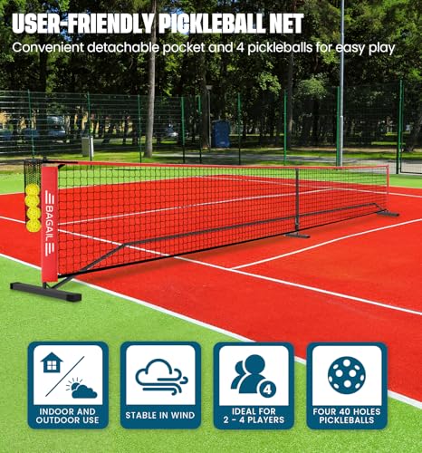 Bagail Portable Pickleball Net Set thumb #2