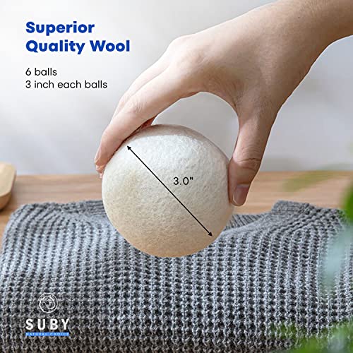 Suby Wool Dryer Balls – Natural Fabric Softener thumb #7