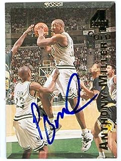 Anthony Miller autographed Basketball Card (Michigan St.) 1994 Classic Four Sport #39 - Autographed College Cards