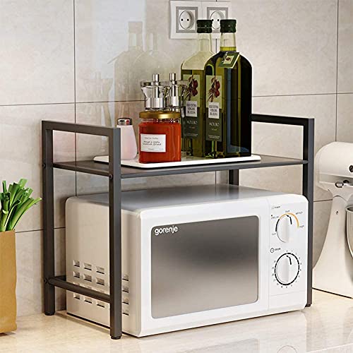 Support de rangement pour cuiseur à riz et micro-ondes en acier - 2