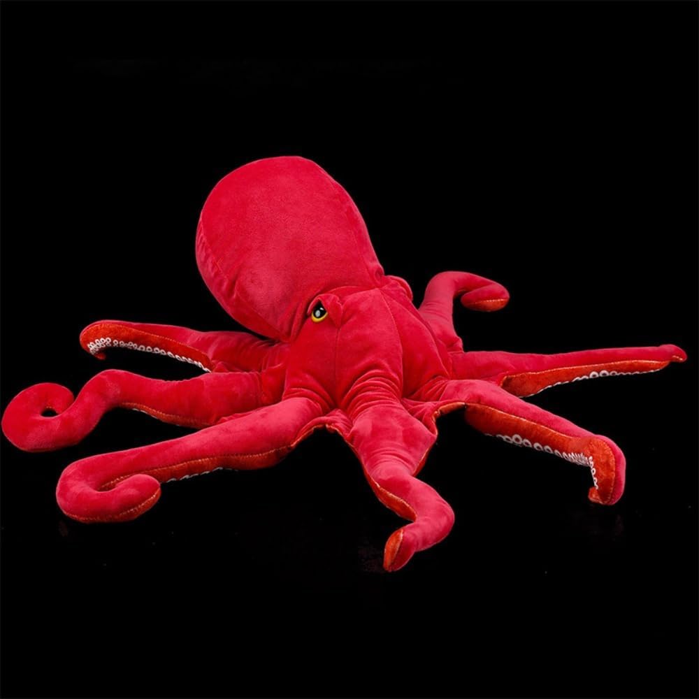 Redsimulation Octopus Plush Toy, Soft Fish Cushion Pillow Octopus Plush Toy, Underwater Squid Doll Pillow Family Decoration Gift Children Plush Animal Toys (47 inches)