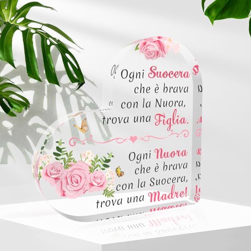 Regalo per Suocera - Ornamento Acrilico per Natale, Decorazioni per