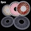 3Pcs Badge Button Ornament Ribbon Flower Making Tool Rosette Maker Ribbon Rosette Brooch