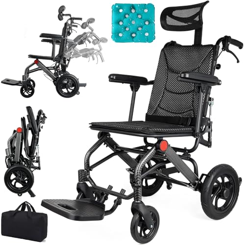 Super Lightweight Reclining Travel Wheelchair