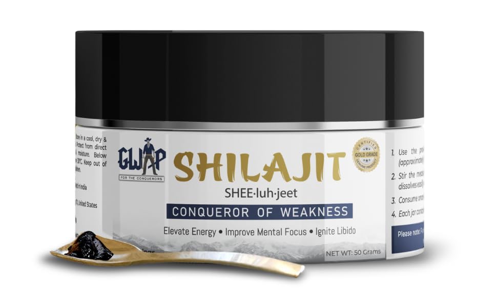 GWAP Shilajit Resin – 78% Fulvic Acid, Shilajit Resin for Energy, Stamina, and Wellness Support with Maximum Potency