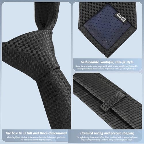 Set de corbatas para hombre 5 piezas con accesorios formales miniatura 3