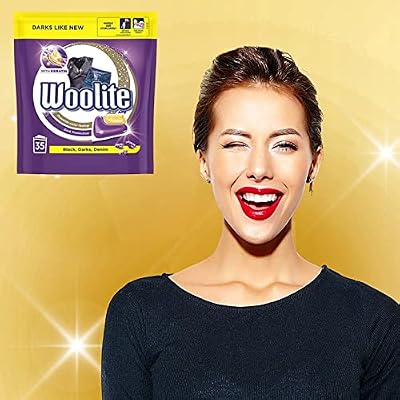 Woolite Gell Capsules for Dark Wash with Keratin, 33-Piece