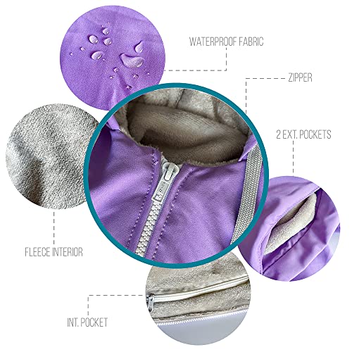 MACAR Waterproof Swim Parka with Fleece Lining – Ideal for Poolside & Outdoor Activities3