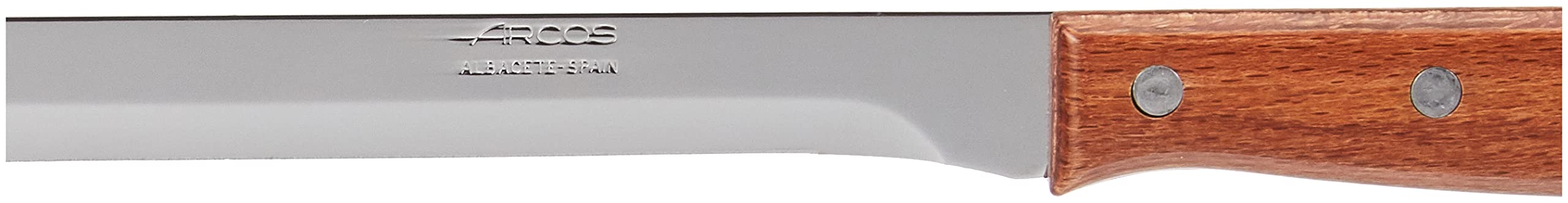 Arcos Couteau à Jambon Acier Inoxydable 250 mm Poignée Ergonomique Polypropylène Marron Série Latina