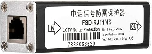 Miniatura 3 de Pararrayos protector de interfaz, fácil de instalar, protector de protección adecuado para líneas de comunicación de datos de telecomunicaciones y