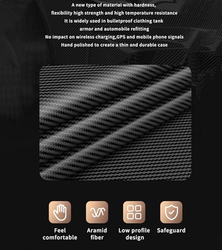 Coque Samsung S25 aimantée en fibre d aramide compatible MagSafe - 6