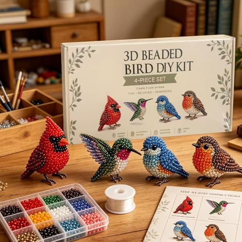 Juego artístico de cuentas de animales en 3D la idea de regalo para niños 3