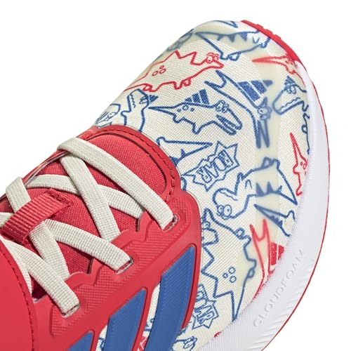 Image of adidas Kids' Marvel Run Falcon 5 Elastic Lace & Strap Shoe