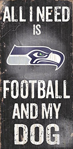 Fan Creations N0640 Seattle Seahawks Football and My Dog Sign