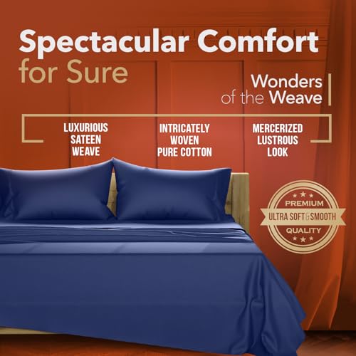 Image of TEXAS LINEN CO. 600 Series Egyptian Cotton Queen Pillow Cases Set of 2