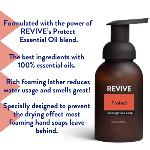 REVIVEEO Protect Foaming Hand Soap 2 Pack 100% Pure Therapeutic Grade, For Diffuser, Humidifier, Massage, Aromatherapy, Skin & Hair Care image 5