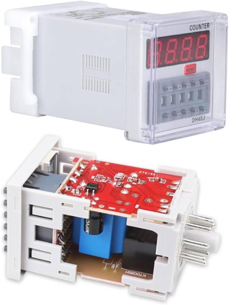 YWBL-WH Digital-Zeitrelais DH48J-A – LED, 1–999900, 11-Pin, 24V AC/DC Oder 220V AC, 16A