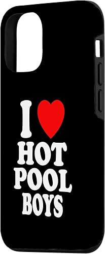 Miniatura 5 de iPhone 12 mini I Heart (Love) Hot Pool Boys Summer Cleaning MILF Cougar Case