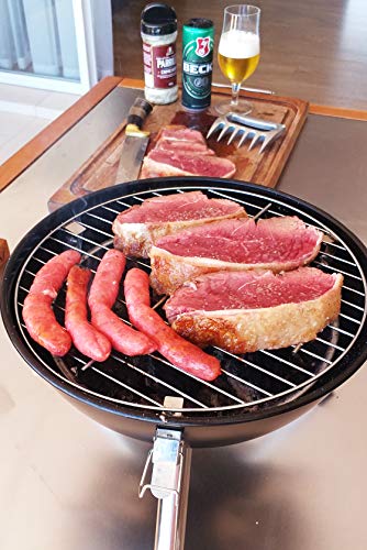 Churrasqueira Portatil Redonda a carvão Bafo