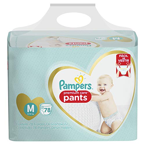 Fralda Pampers Pants Premium Care M 78 unidades