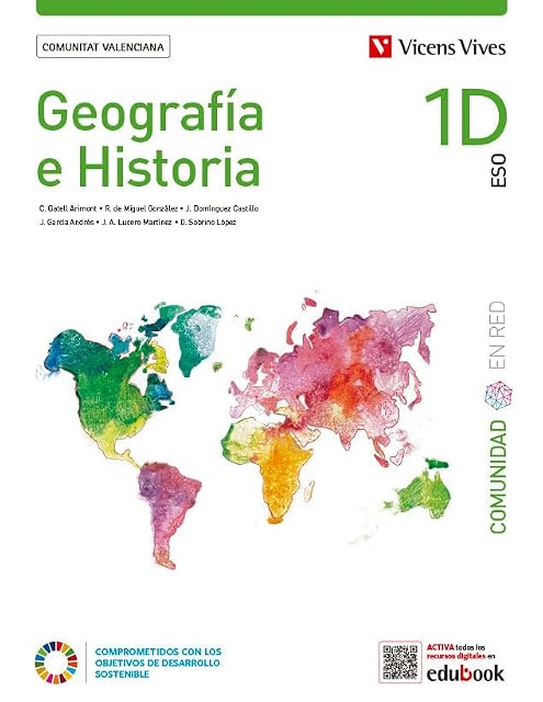 Portada de Geografia e Historia 1D. Diversidad. Comunitat Valenciana