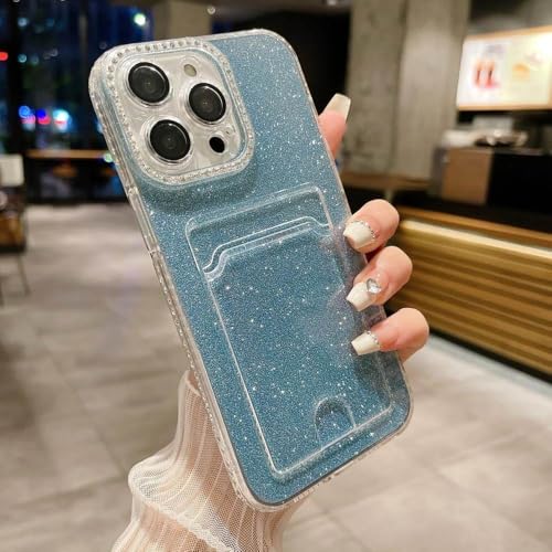 Étui portefeuille avec strass pour iPhone 11 protégeant vos cartes et votre écran des rayures