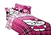 SANRIO Hello Kitty I Heart Nerds Microfiber 72 by 86-Inch Comforter, Twin/Full