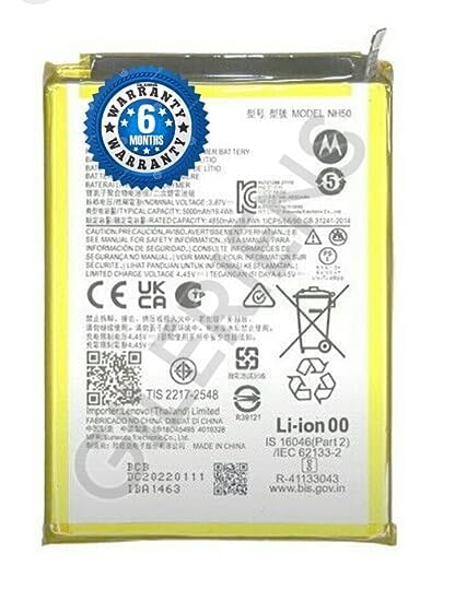Image of Original NH50 Battery for Motorola Moto G22 (XT2231-1, XT2231-2) (NH50) Battery with 6 Months Warranty**(E60)
