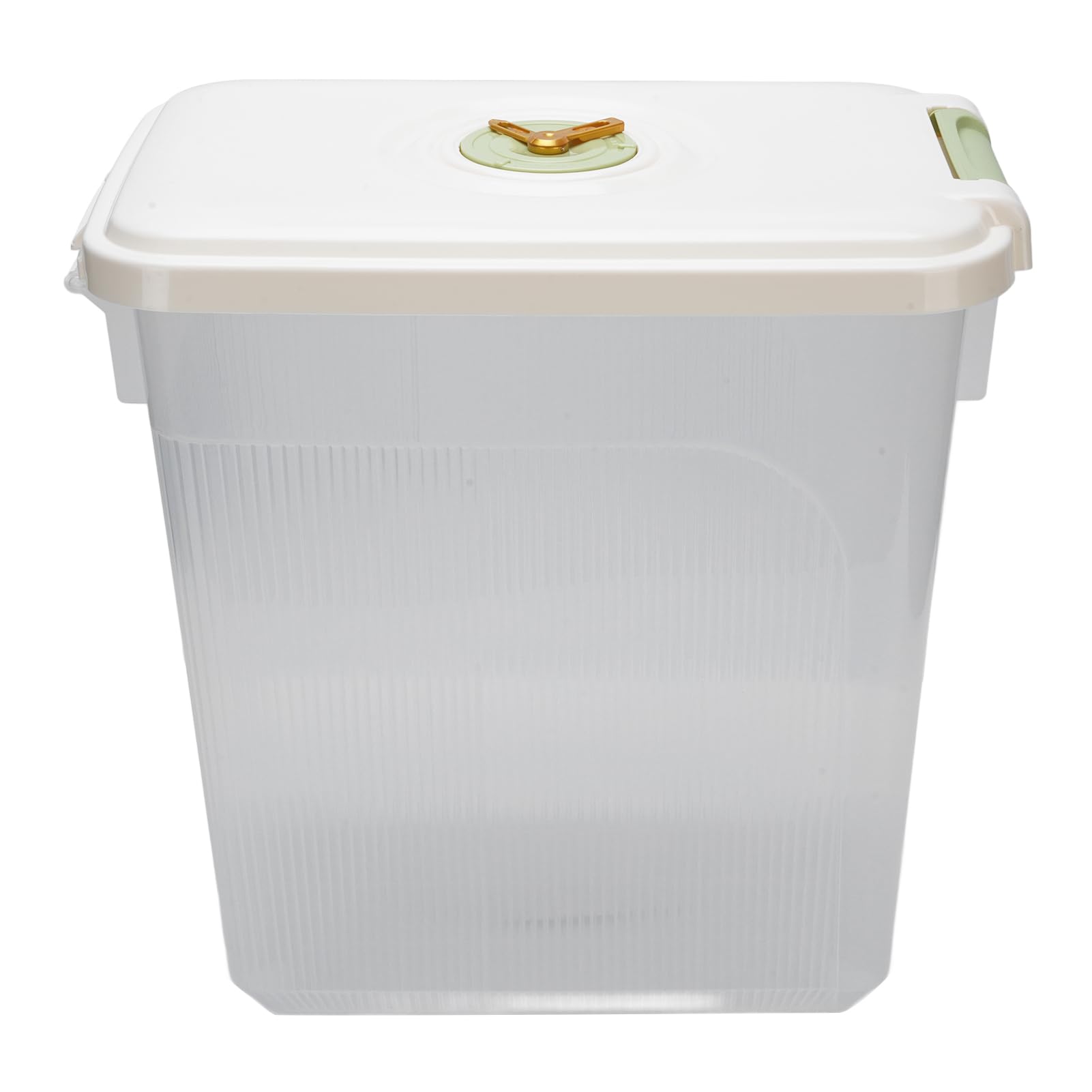 Récipient de Stockage de Riz avec Couvercle, Récipient Polyvalent en PP épais à Joint Hermétique, Bac Alimentaire Hermétique, Idéal pour l'organisation du Garde-manger de Cuisine