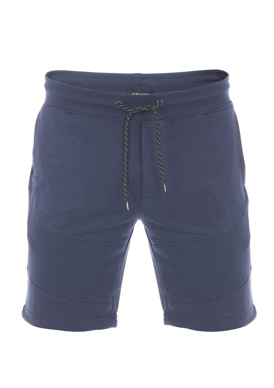 riverso RIVRainer - Pantalones cortos de chándal para hombre, bermudas de verano, pantalones cortos de motorista, de algodón, negro, verde, azul, rojo, S, M, L, XL, 2XL, 3XL, 4XL, 5XL