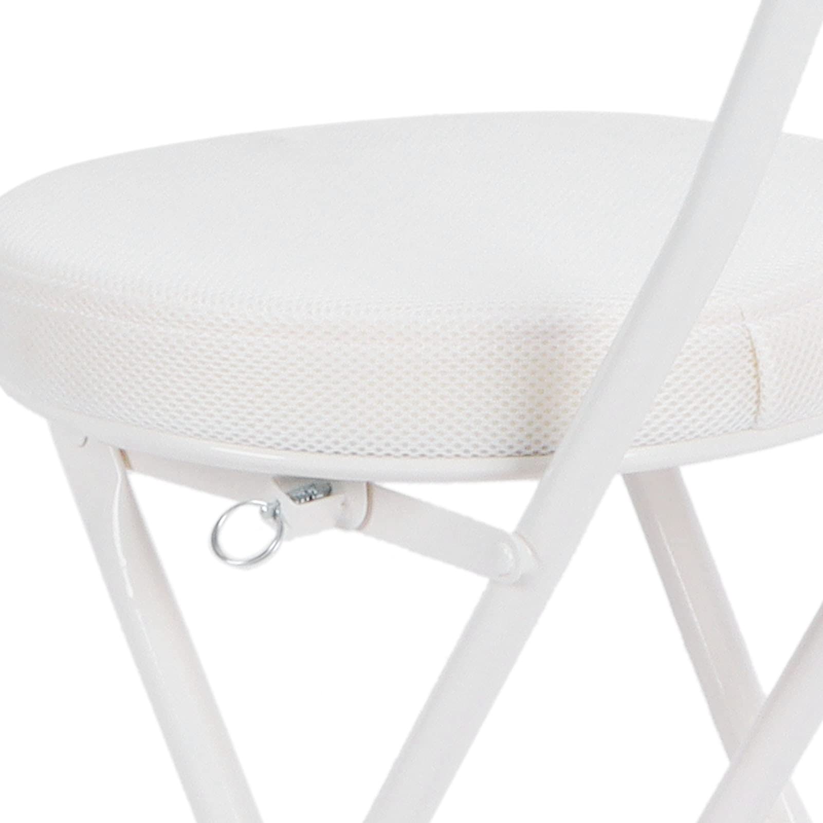 2 Chaises Pliantes Ejoyous - Coussin éponge Et Cuir PU, Pliable Et Portable, Supporte 120kg, Pour Salon, Bureau, Camping - 9