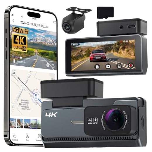 Yonvim 4K Front + 2K Rear Dashcam