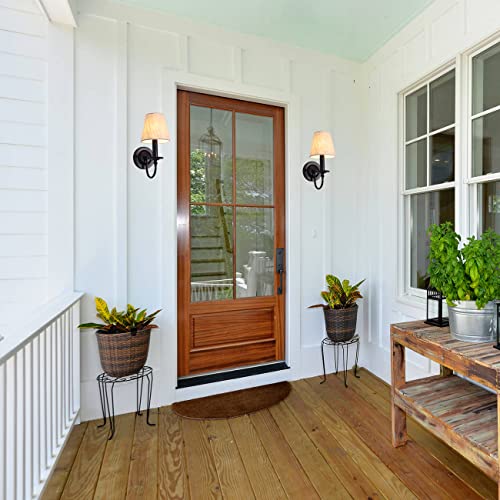 Lasenchoo Black Wall Sconces Set Of Two thumb #3