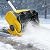 Cordless Snow Shovel Compatible with Dewalt 20V Battery, 12in Cordless Snow Blower, Foldable Electric Snow Remover, 20 FT Snow Throwing Distance, Suitable for Yards, Patios, Driveways (No Battery)