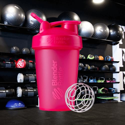 Image of BlenderBottle Classic Shaker Bottle Perfect for Protein Shakes and Pre Workout, 20-Ounce, Pink