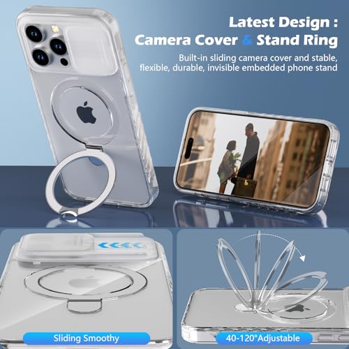 Coque iPhone 15 Pro Max MagSafe antichoc transparente premium - 2