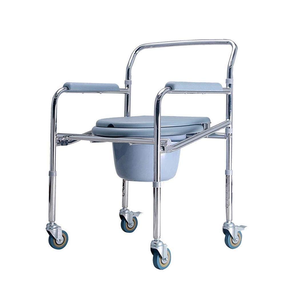 Buy Heavy Duty Shower Chair with Back and Arms, Toilet Handle Raised