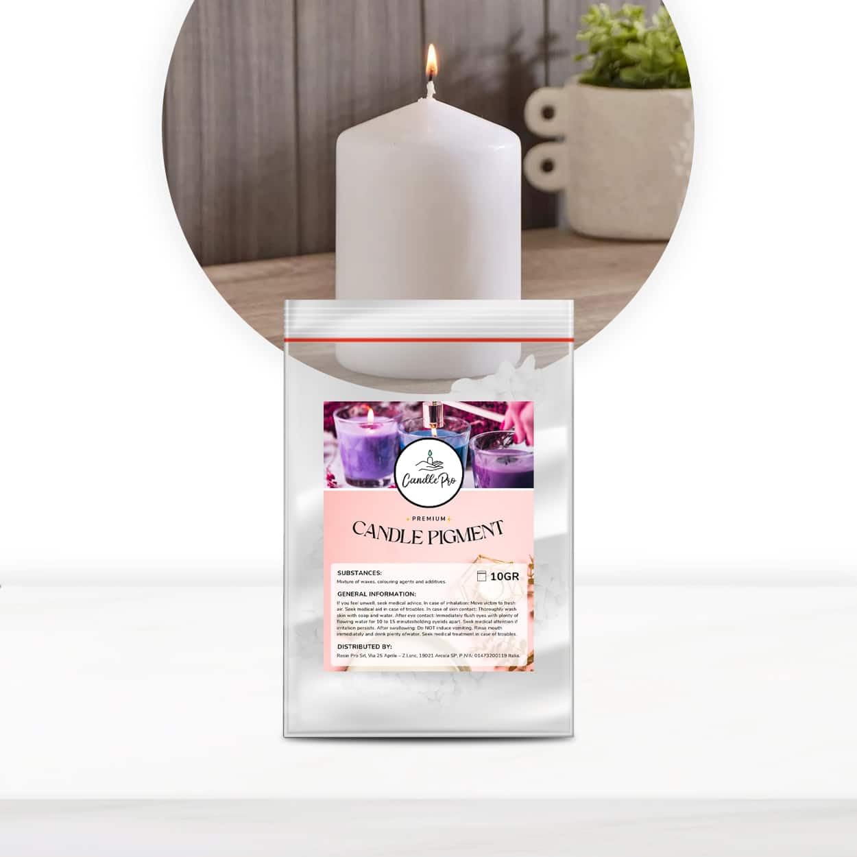 Colorante Per Candele CandlePro - Resin Pro Per Cera E Paraffina, Made In Italy (Bianco) - Foto 5