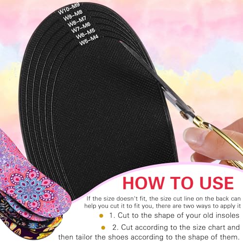Image of 3 Pairs No Show Socks Sockless Shoe Liner Washable Barefoot Shoe Insoles No Slipping Inserts(Flower Style)