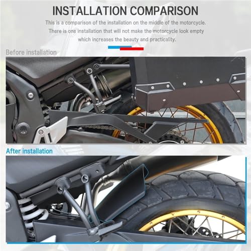 Garde-Boue Moto DS525X Solution Anti-Projections Eau Boue - 4