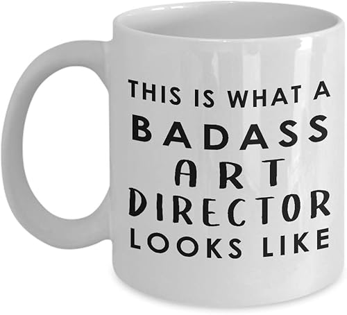 Miniatura 1 de Gifts for Badass Art Director Coffee Mug Tea Cup - Artist Dept Creative Department Team Design Advertising Office Funny Cute Gag Appreciation Idea -