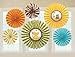 Baby Lion King 'Sweet Circle of Life' Paper Fan Decorations (6ct)