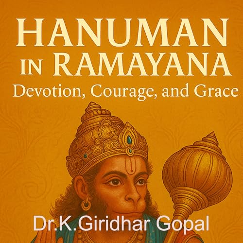 『Hanuman in the Ramayana – Devotion, Courage, and Grace』のカバーアート