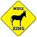 Mule Crossing Funny Novelty SignVinyl Sticker Decal 8