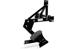 18-in Single Bottom Tow-Behind Moldboard Turn Plow, 3-Point H