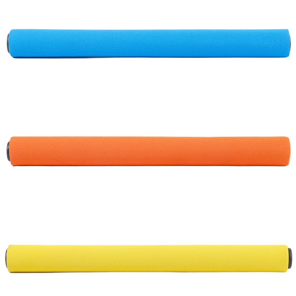 CREATCABIN Bastones de Relevo para Atletismo 3 Unidad Colores Surtidos 30.5×3 cm Espuma