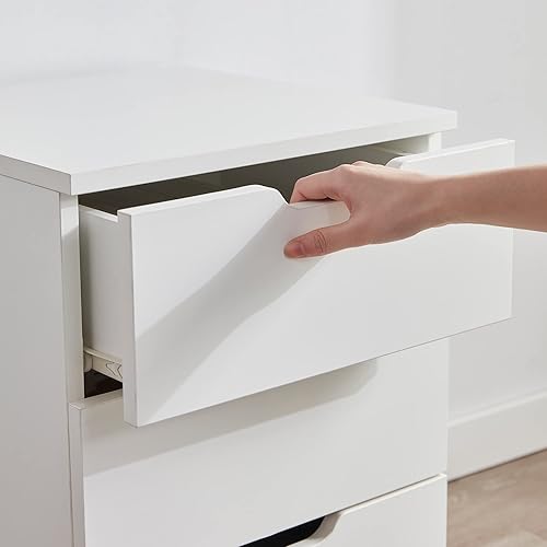 Miniatura 5 de Farini Archivador de oficina gabinete de almacenamiento debajo del escritorio soporte de impresora de 3 cajones con archivadores de madera para