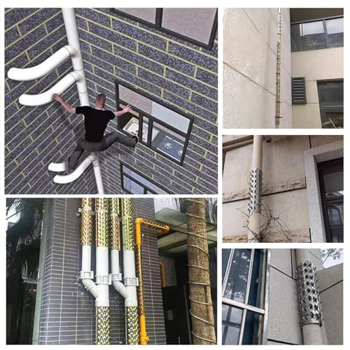 Kolce zabezpieczające ze stali nierdzewnej do rur odpływowych, balkonów, ścian i balustrad, odstraszacz kotów i ptaków, rozwiązanie bezpieczeństwa na zewnątrz, zapobieganie wandalizmowi